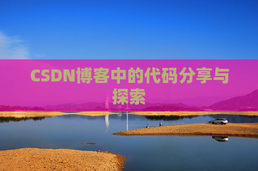 CSDN博客中的代码分享与探索
